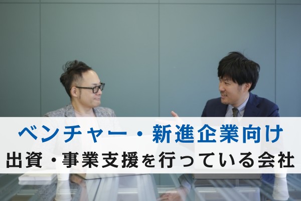 ベンチャー・新進企業向け、出資・事業支援を行っている会社